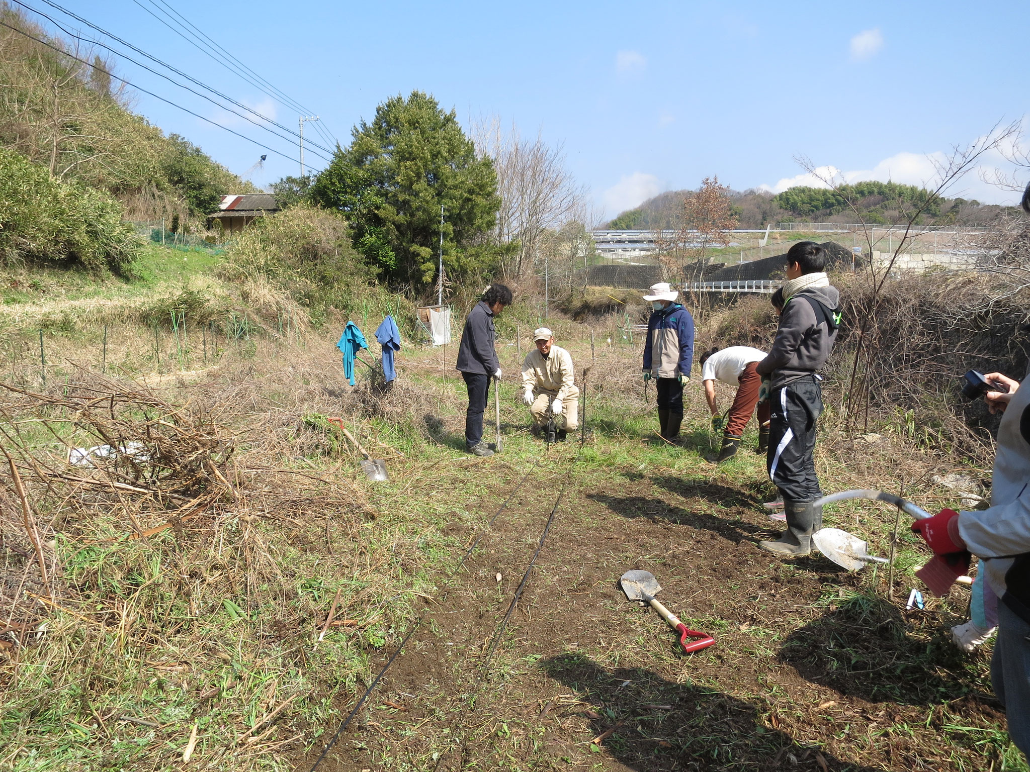 みぞのべ自然農園での定例会